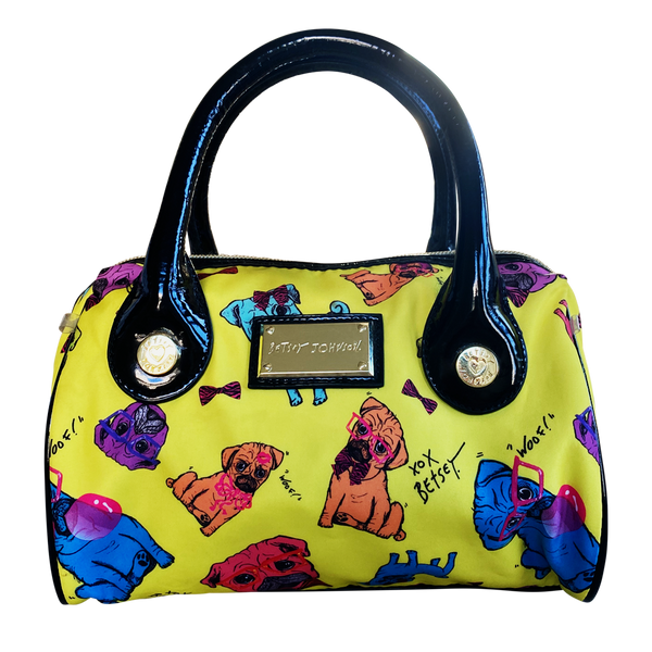 Betsey johnson pug wallet sales