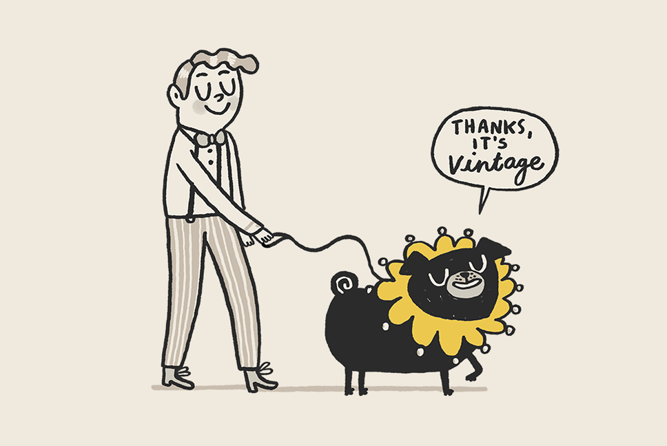 Vintage Pug Memorabilia